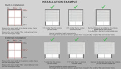 new YIIBAII Mini Blinds Suitable for 20" W x 64" H Windows 1" 20"W x 64"H, White YIIBAII - KOEEK