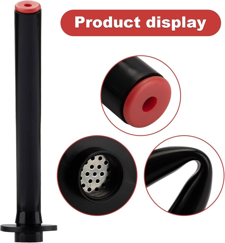 new No Cap Gas Can Spout and Rubber Stopper Replacement for Eagle Cans black 07FC0E-D4 - KOEEK