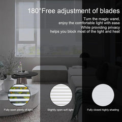 new YIIBAII Mini Blinds Suitable for 20" W x 64" H Windows 1" 20"W x 64"H, White YIIBAII - KOEEK