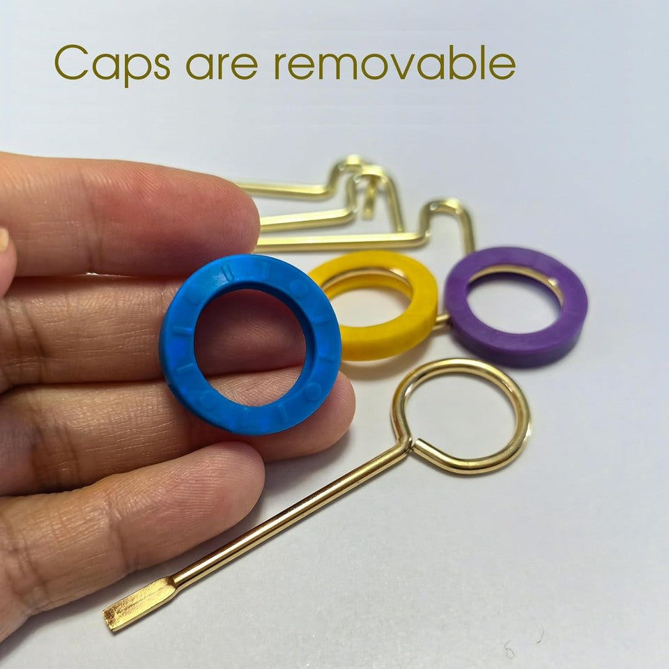 new Interior Bedroom & Bathroom Door Emergency Keys Compatible with Kwikset Gold