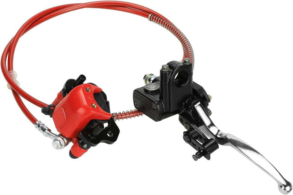 new FVRITO Rear Hydraulic Disc Brake System Hand Master Cylinder Red FVRITO - KOEEK