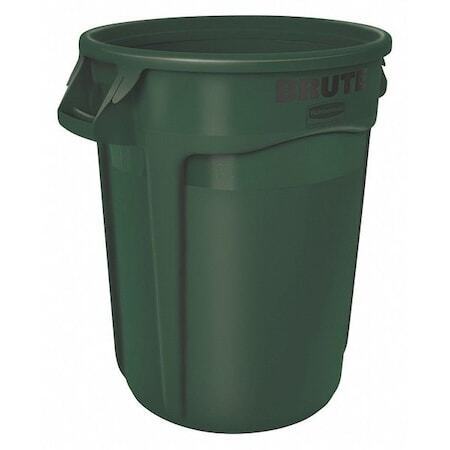 20 Gal Round Trash Can, Dark Green – Rubbermaid Commercial Fg262000dgrn RUBBERMAID - KOEEK