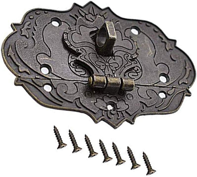 used Antique Decorative Hasp Clasp Latch Lock Mcredy Wooden Large,1 PCS, Bronze MCREDY - KOEEK