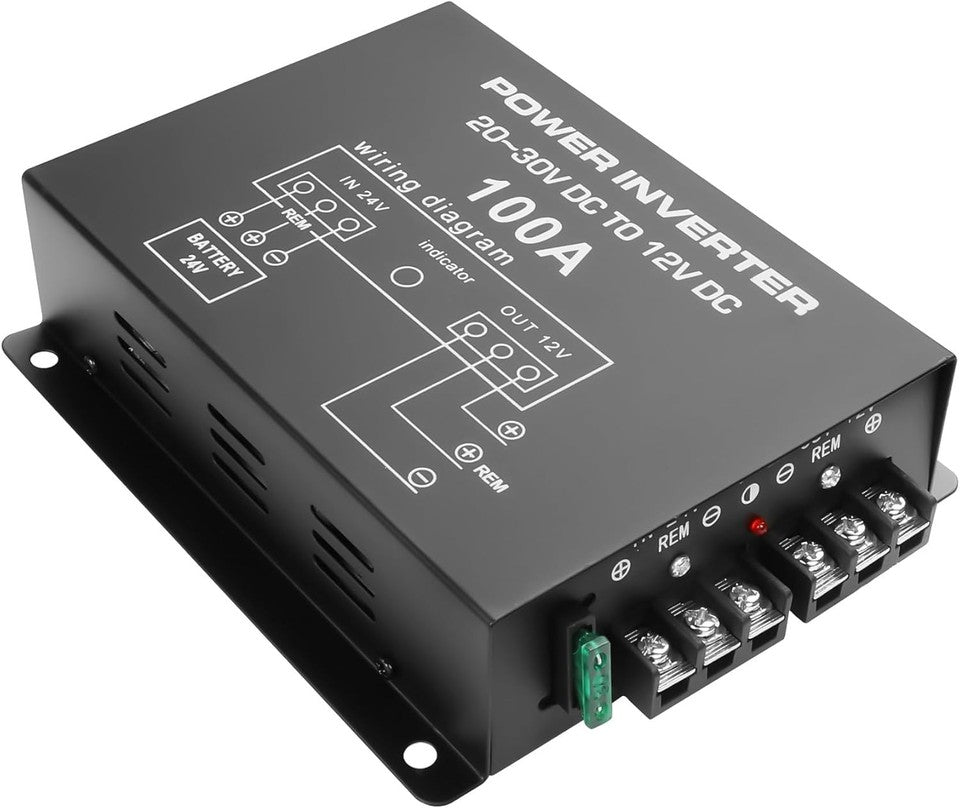 new XMSJSIY DC 24V to 12V Step-Down Voltage Converter 100A 1200W Buck...