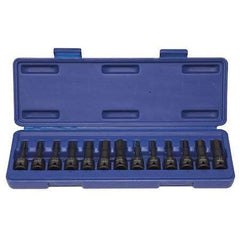 new Westward 4Prg1 13-Piece Impact Bit Socket Set, In Drive, Sae/Metric, Hex koeek - KOEEK