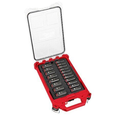 new Milwaukee Tool 49-66-6801 In Drive Socket Set Metric, Sae 19 Pieces 6 Mm To