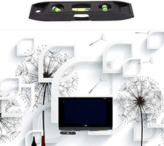 new 6 Inch Torpedo Level, Magnetic Box Level with 45°/90°/180°Bubbles, Black 07FC0E-D4 - KOEEK