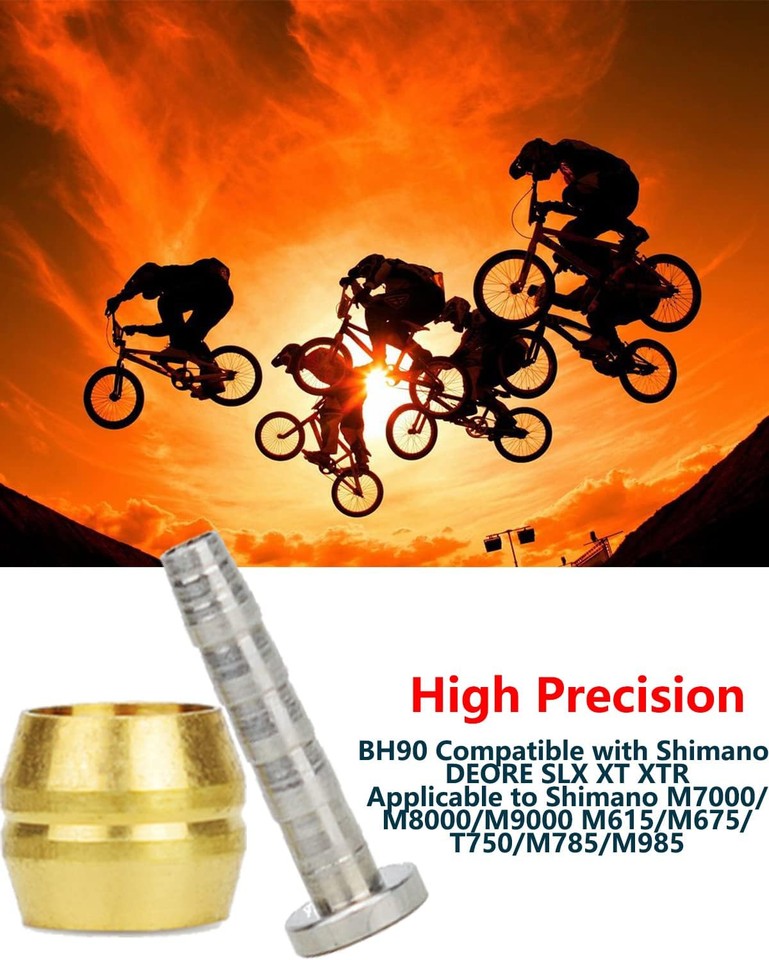 new 14 PCS BH90 Brake Olive and Barb - brass olive steel 07FC0E-D4 - KOEEK