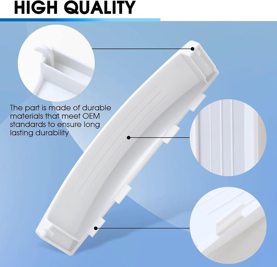new WE01X30378 Dryer Door Handle Replacement for Ge Clothes Laundry White Color 07FC0E-D4 - KOEEK
