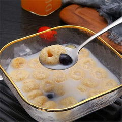 new Soup Spoons 8-Piece Premium Stainless Steel Round 8 pcs, Silver 07FC0E-D4 - KOEEK