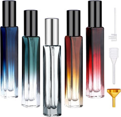 new Segbeauty Glass Perfume Bottle Set, 5 Pack of 10ML Portable Mixed SEGBEAUTY - KOEEK