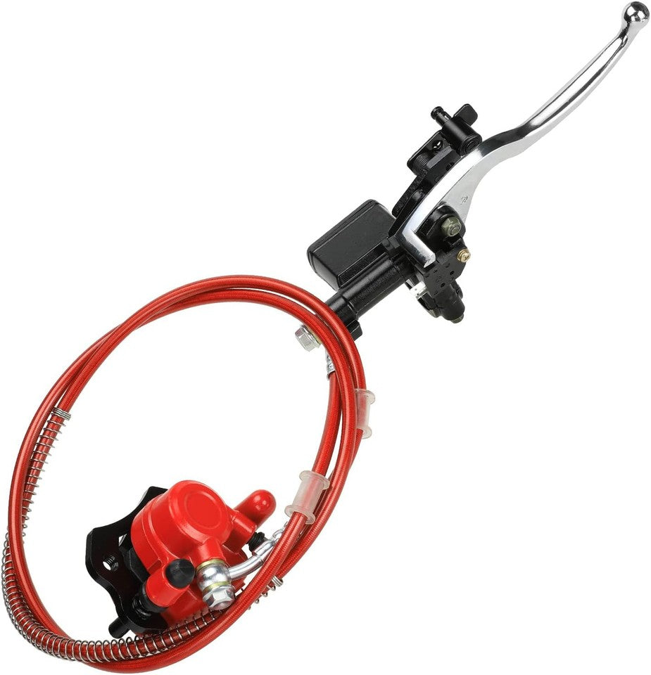 new FVRITO Rear Hydraulic Disc Brake System Hand Master Cylinder Red FVRITO - KOEEK